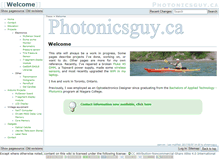 Tablet Screenshot of photonicsguy.ca